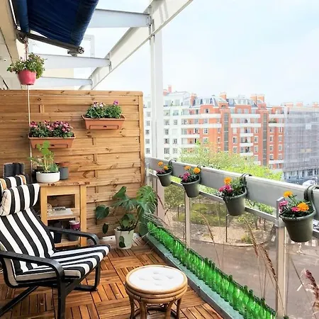 Apartment With Terrace Near Parc Des Princes Stadium In 16th Arr In
